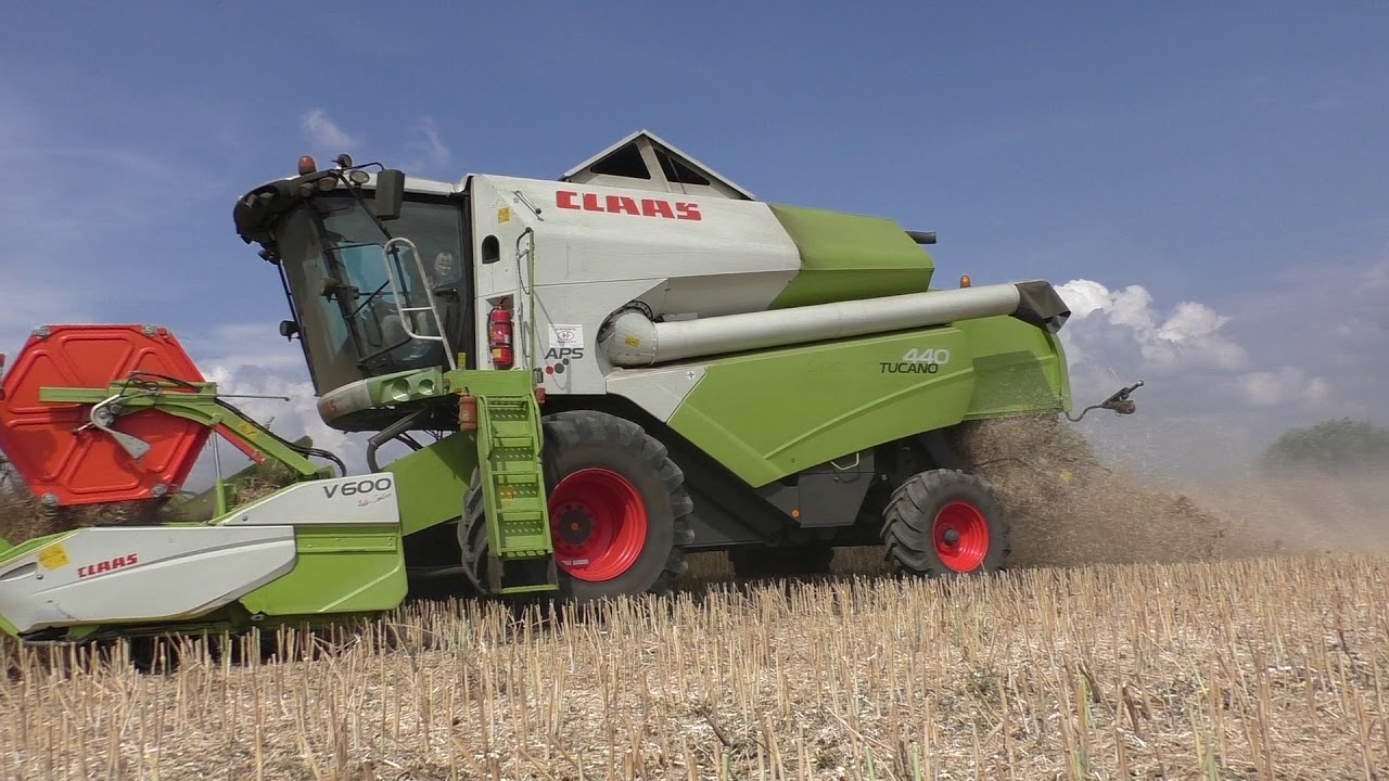 Žně 2018 - Řepka v podání CLAAS Tucano 440