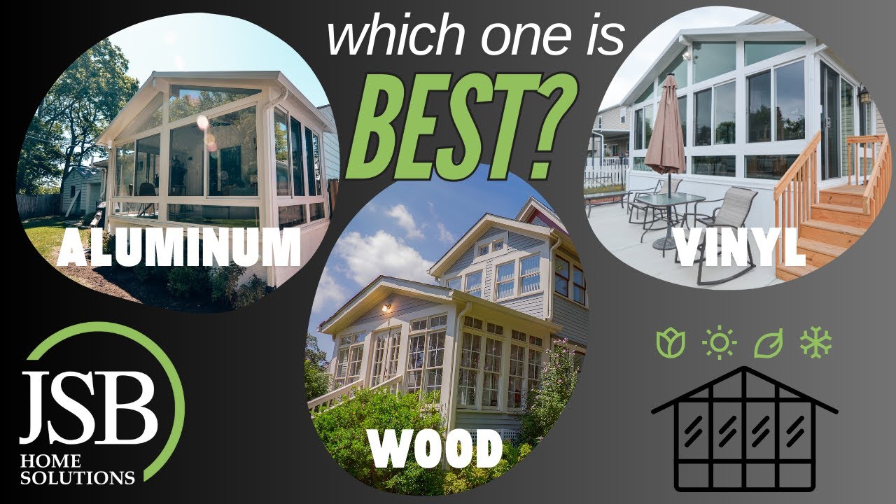 Which Sunroom Material is Best? | Wood, Aluminum, or Vinyl Sunrooms