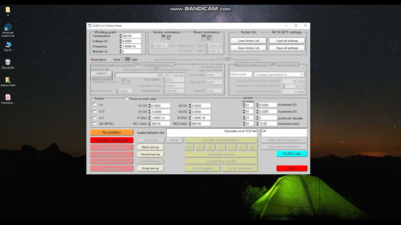 SCAPS 1D Design  Introductory video