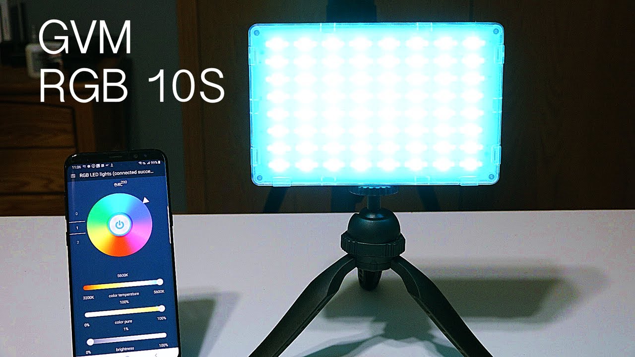 I Love These Video Lights! GVM RGB-10S