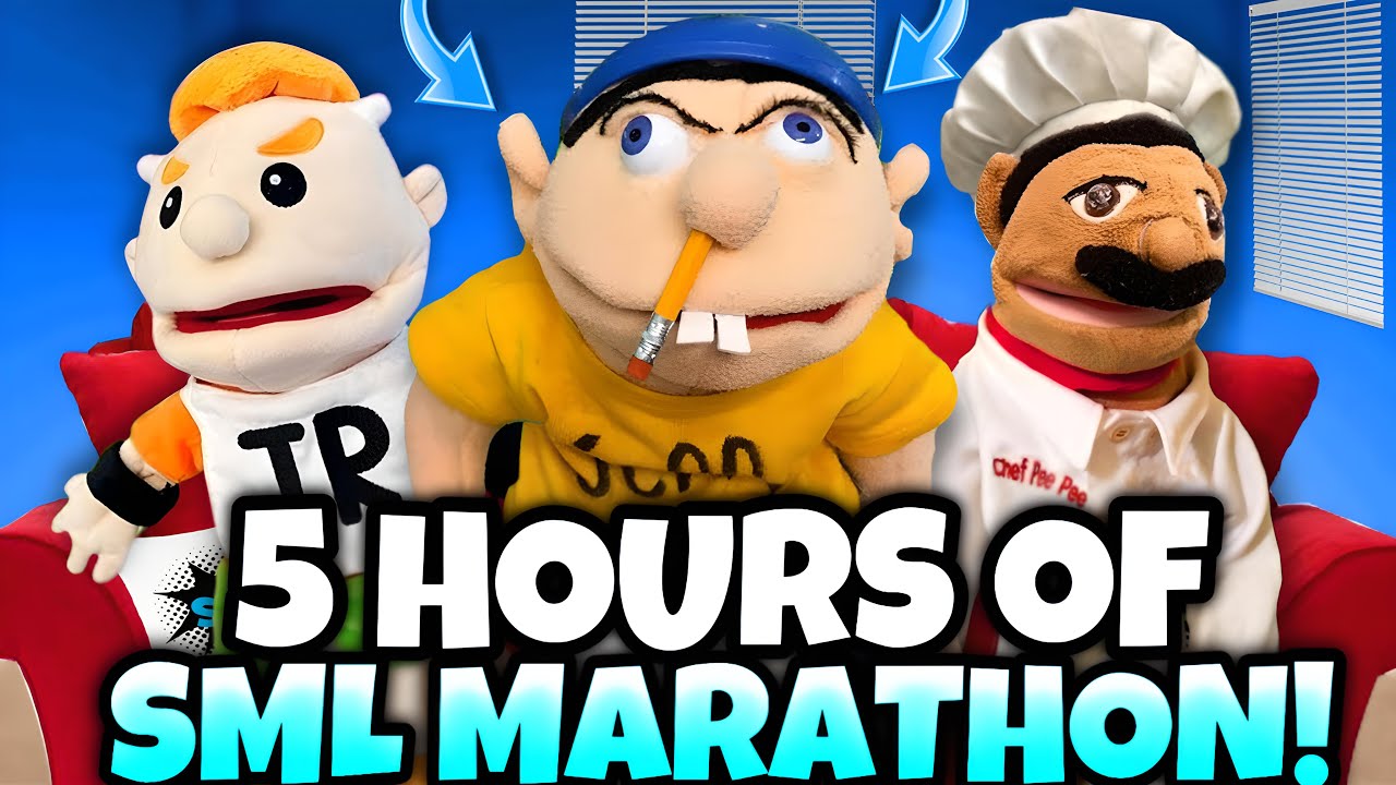 *5 HOURS* OF SML MARATHON! (FUNNIEST JEFFY VIDEOS)