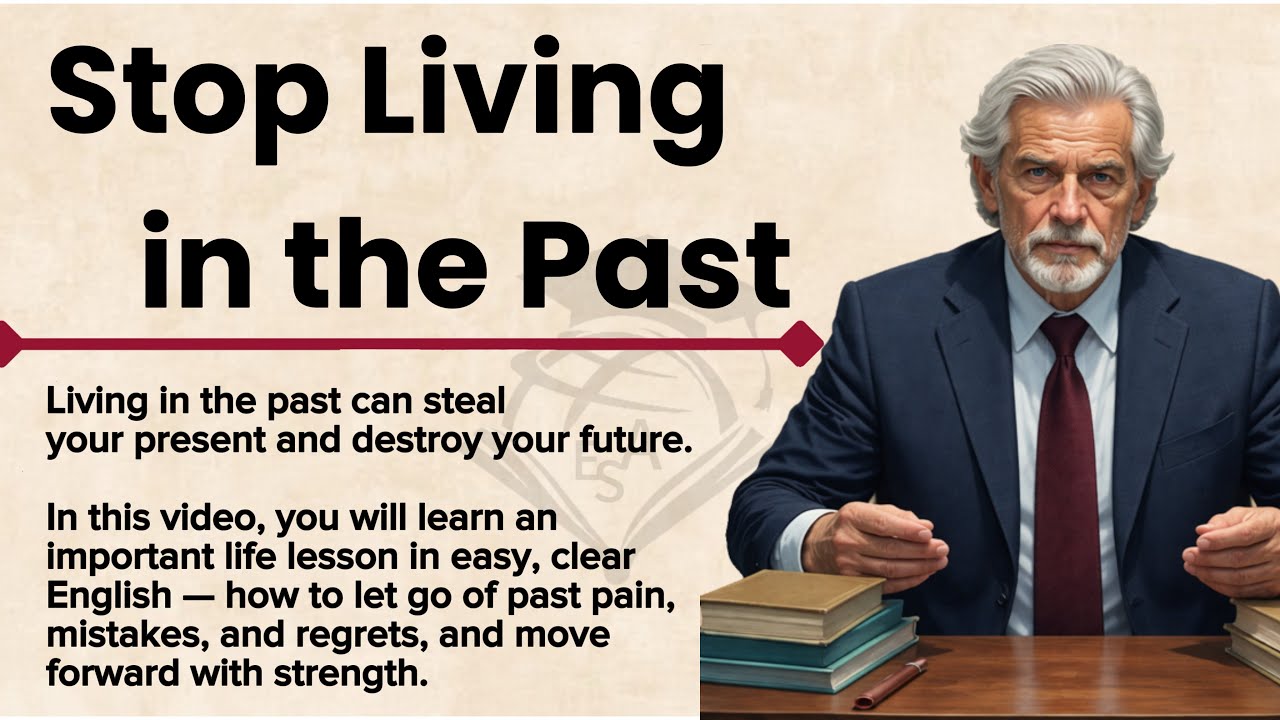 🧠 Перестаньте жить прошлым 🚶‍♂️ | 🎧 Практика аудирования на английском языке | 📖 Изучение английс...