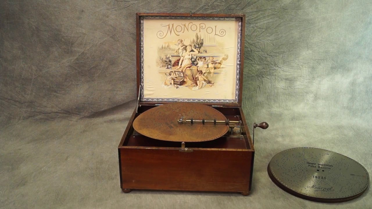 Monopol Spieluhr Spieldose Polyphon Symphonion