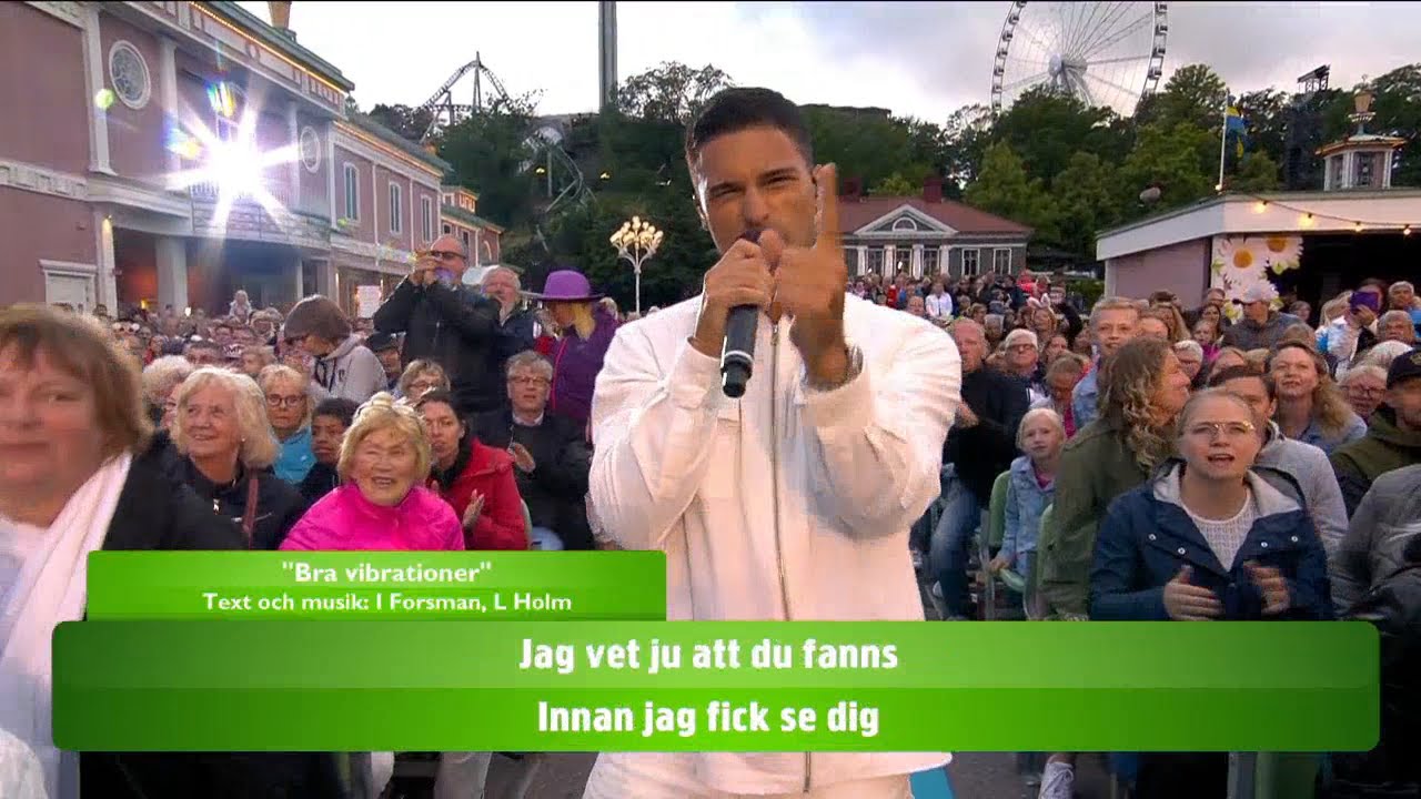 Eric Saade och Kikki Danielsson ger oss ”Bra vibrationer”  - Lotta på Liseberg (TV4)