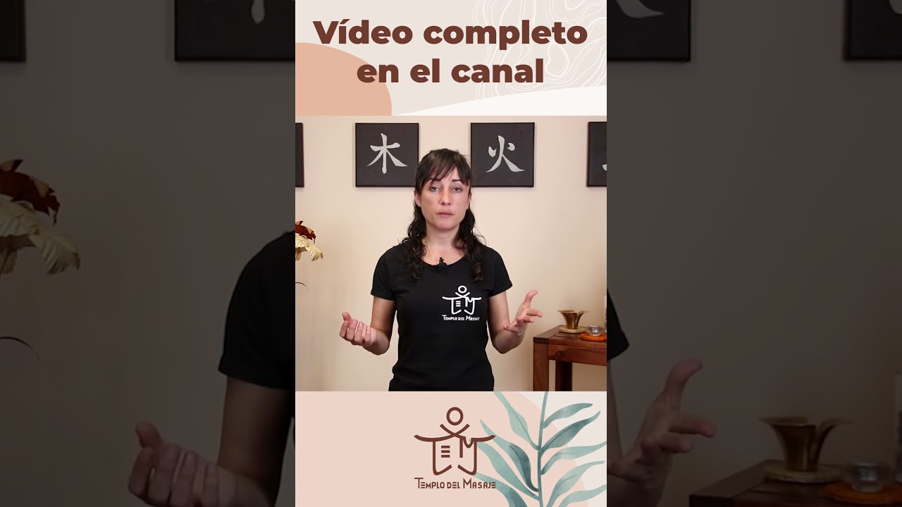 MASAJE SHIATSU en el GL&Uacute;TEO para ALIVIAR la CI&Aacute;TICA #Shorts