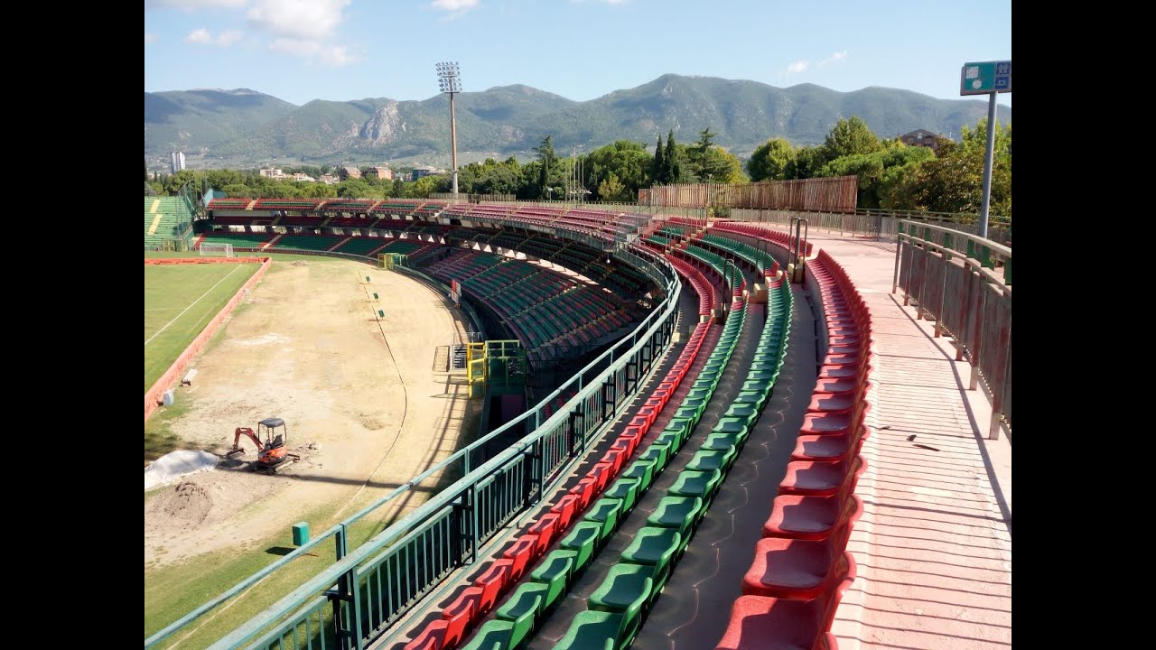 Ternana, lo spettacolo del Libero Liberati dall'alto
