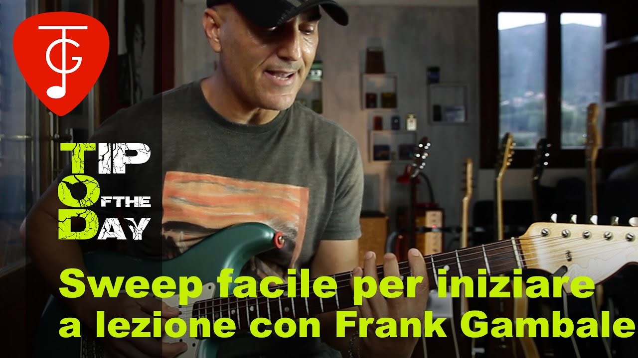 Sweep picking facile, ecco un paio di esercizi per cominciare con questa tecnica