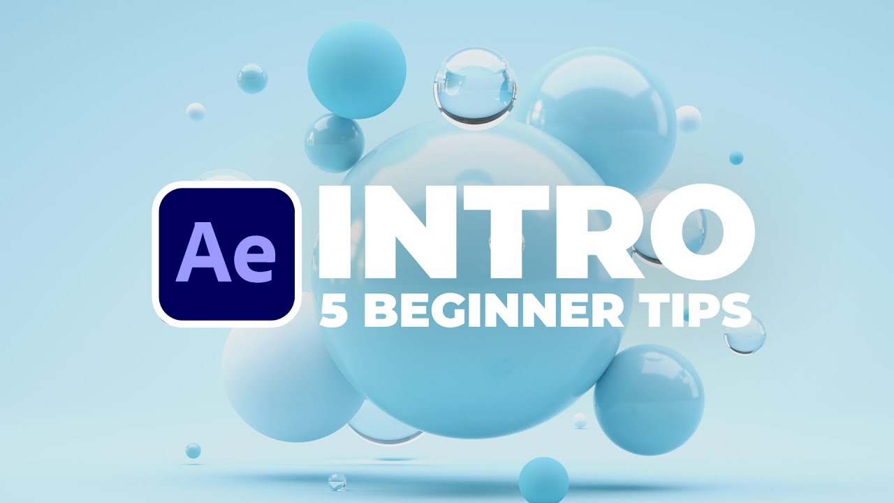 5 AFTER EFFECTS BEGINNER Tips Tutorial | For NEW Motion Designers