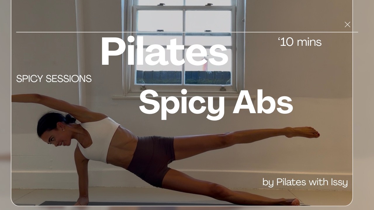 10 mins Spicy Pilates abs (At home)