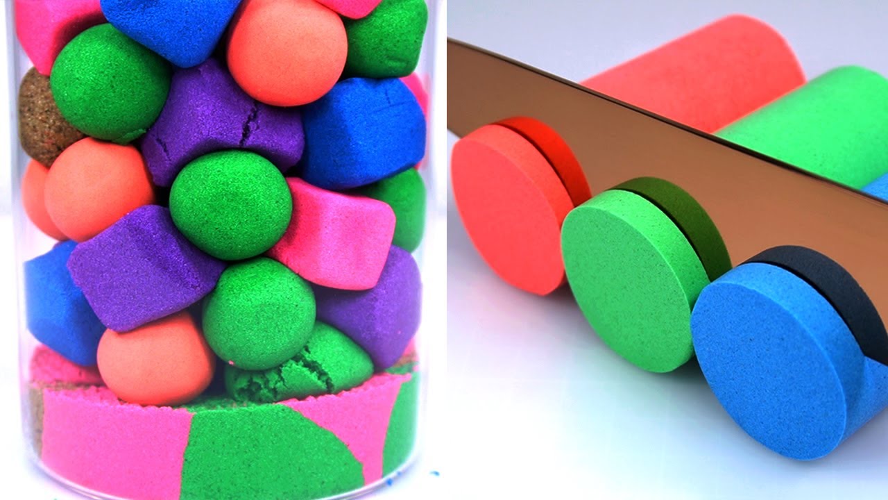 Best 힐링 모래영상 모음집 #1. The Most Satisfying Kinetic Sand ASMR Collection.