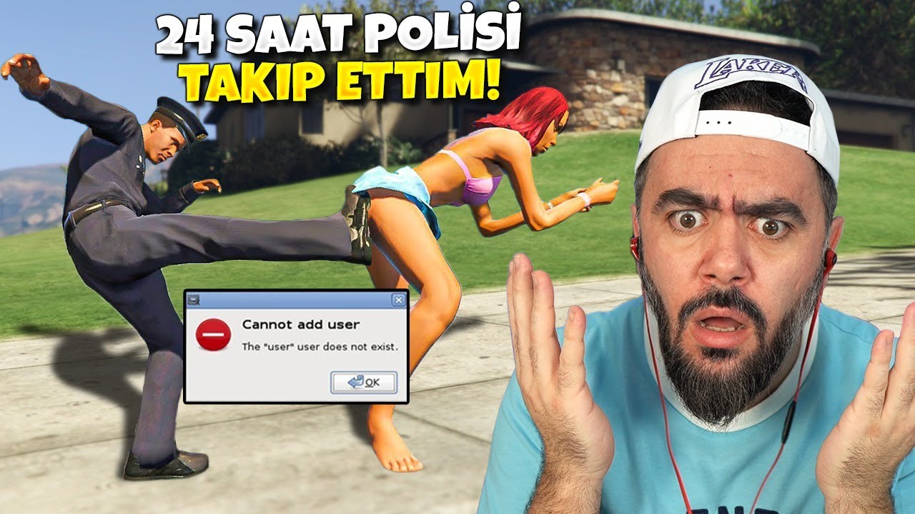 POLIS TAKIP ETTIGIMI ANLAYINCA OYUNU KAPATTI - GTA 5 MODS