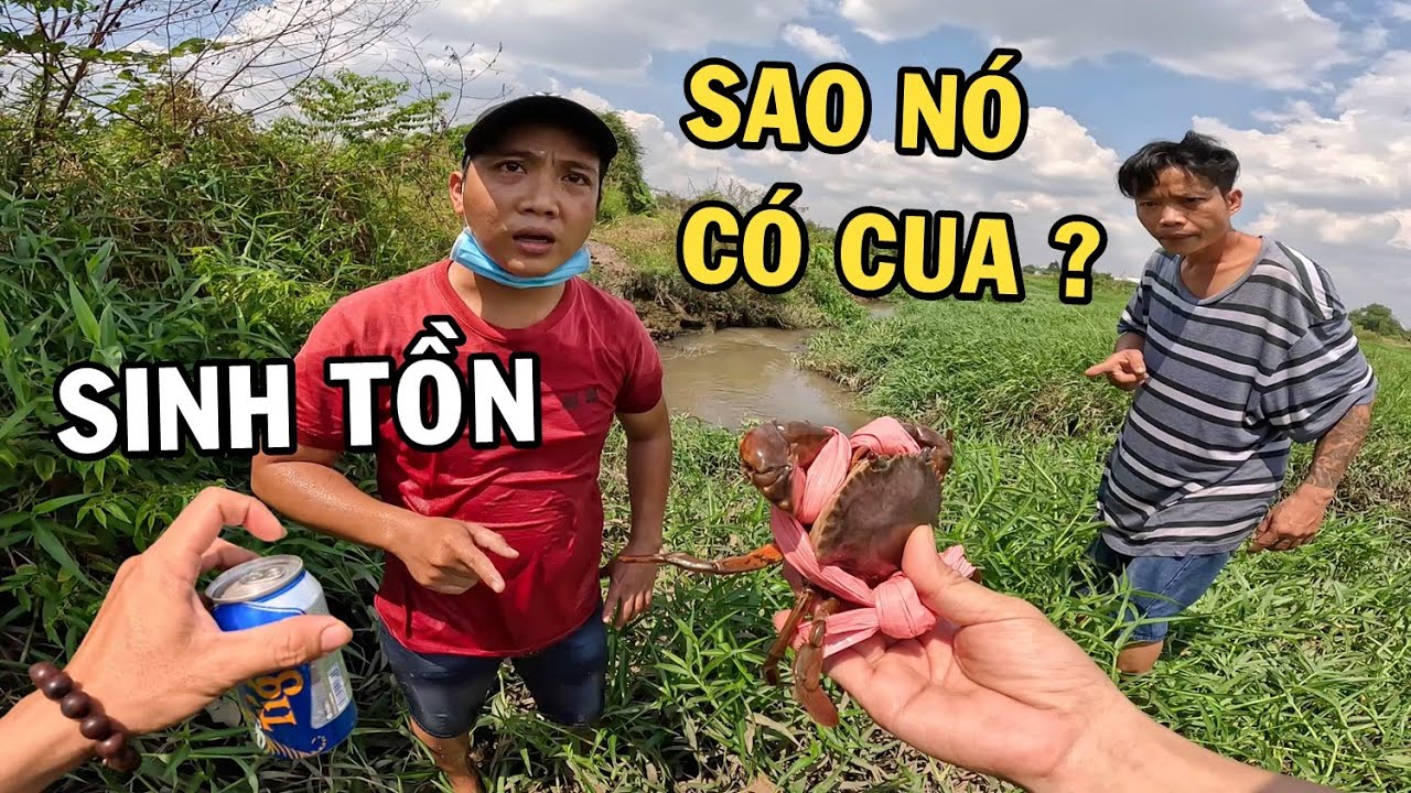 Trò chơi thử thách sinh tồn ngoài ruộng cùng Anh Nhí Betta và cái kết cười té ghế