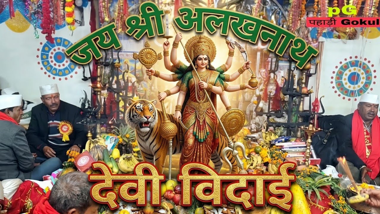 देवी माता की विदाई।महा पूजा से पहले माता रानी की बिदाई कैसे की जाती है।महा पूजा 2025 Pleaselifestyle