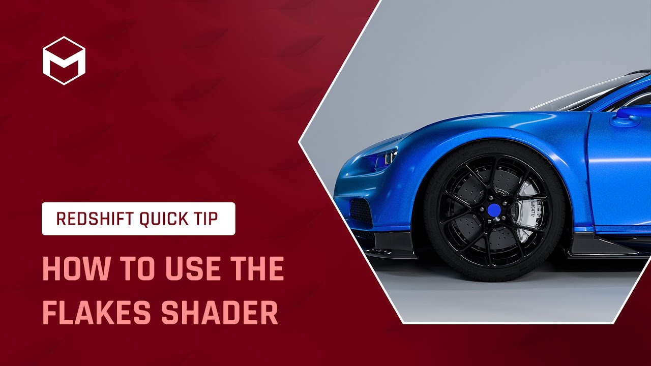 #RedshiftQuickTip 12: Как использовать шейдер Flakes