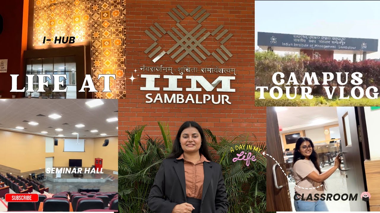 Exploring My IIM Campus 🌿 | Life at IIM Sambalpur (Full Campus Tour Vlog) #iimsambalpur