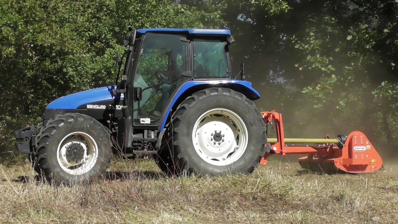 [BONIFICA TERRENO 2021] NEW HOLLAND TL 100 - MASCHIO GIRAFFA 180