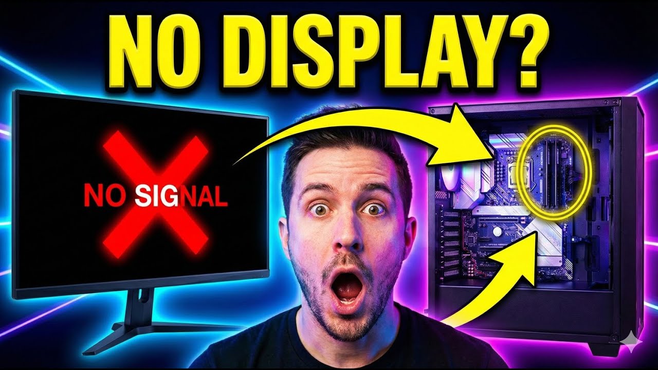 PC ON But No Display 😳 | RAM Problem ya Motherboard? Full Fix Explained