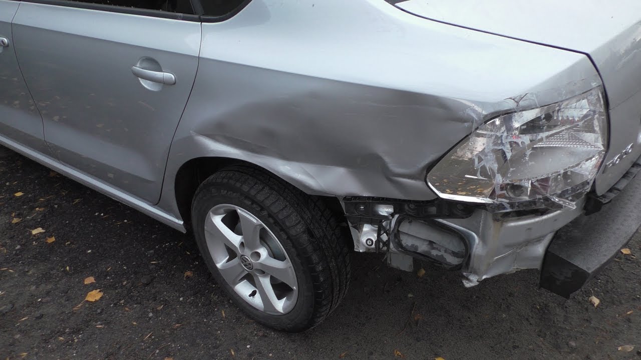 Volkswagen Polo body repair. Фольксваген поло ремонт крыла Нижний Новгород.