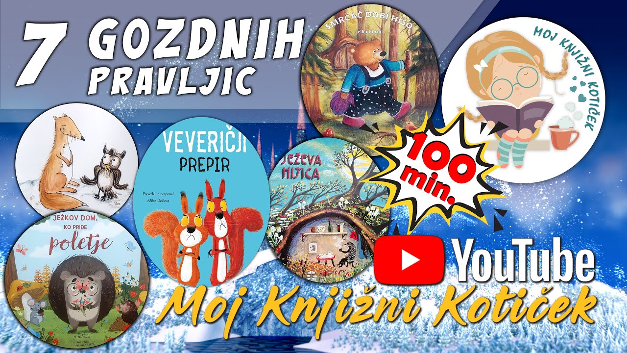 🌳🌲 7 GOZDNIH PRAVLJIC - skupek pravljic za lahko noč