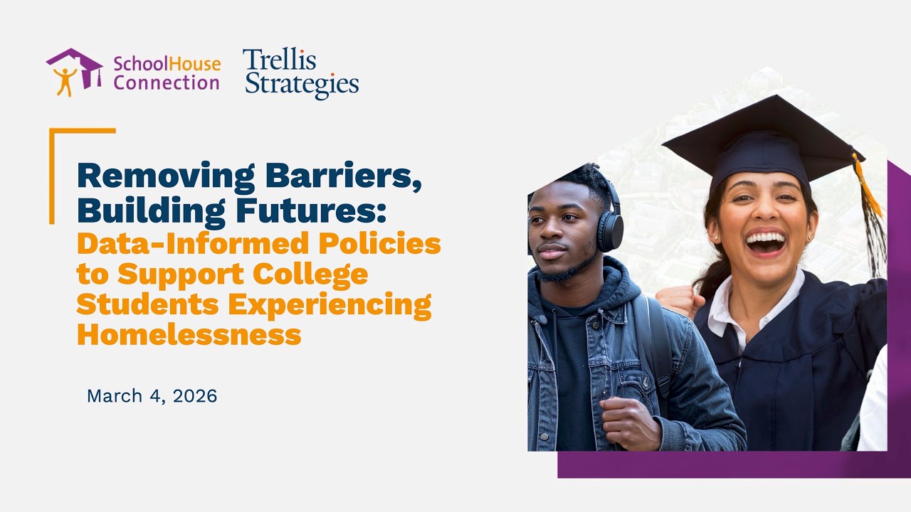 New Report: Data-Informed Policies to Support College Students Experiencing Homelessness