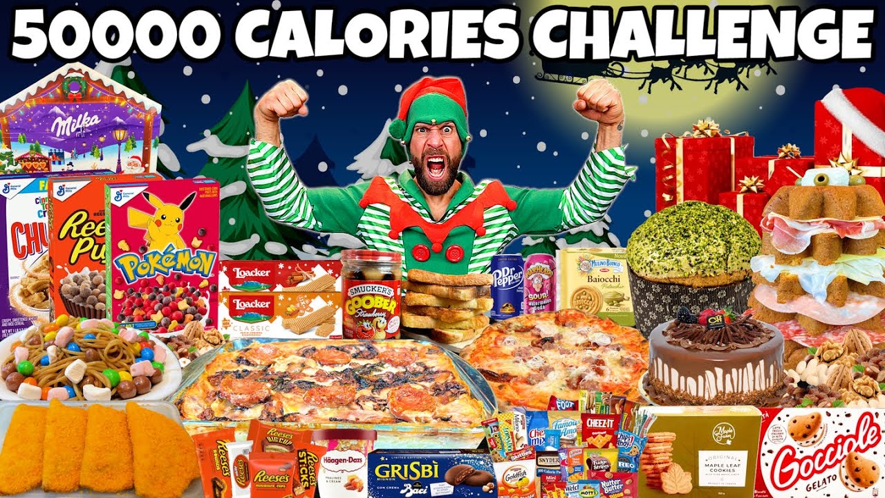 50000 CALORIES CHALLENGE - (Speciale 500.000 iscritti) - MAN VS FOOD