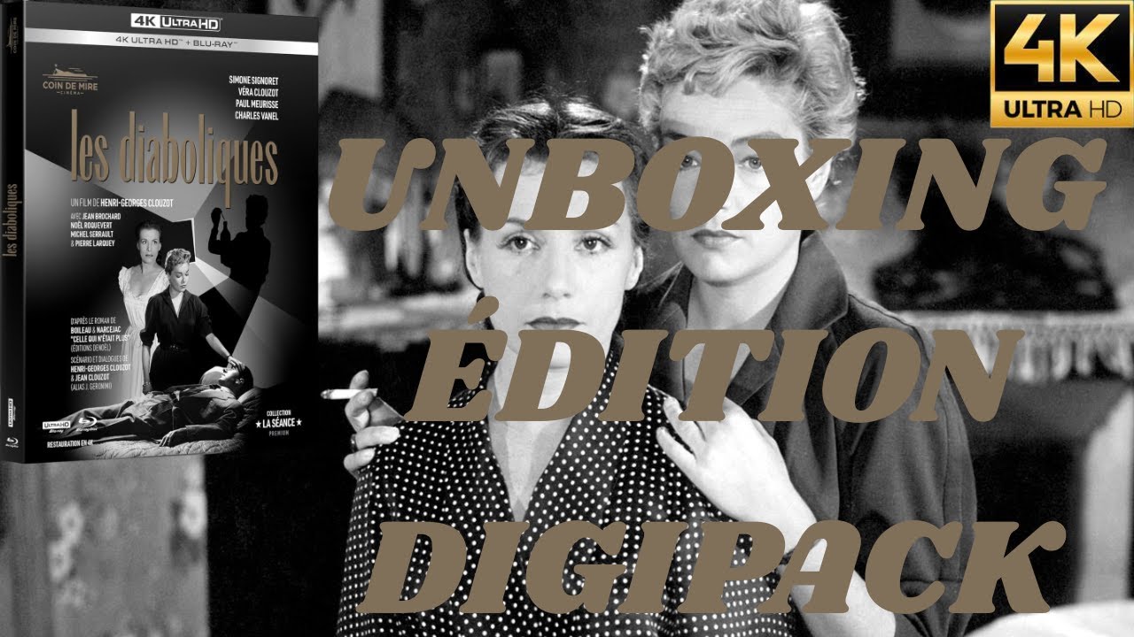 40 - LES DIABOLIQUES DIGIPACK BLU-RAY 4K ULTRA HD UNBOXING