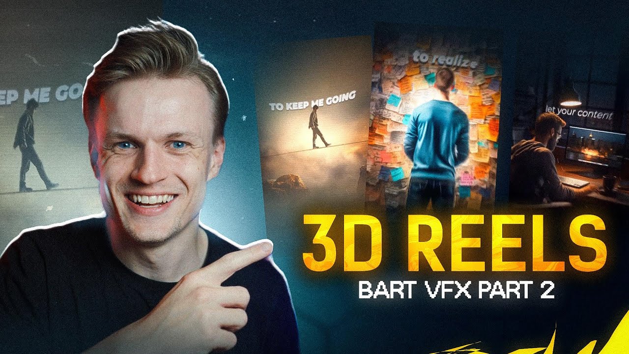 Создание вирусных 3D-роликов для Instagram в стиле BartVFX (часть 2)