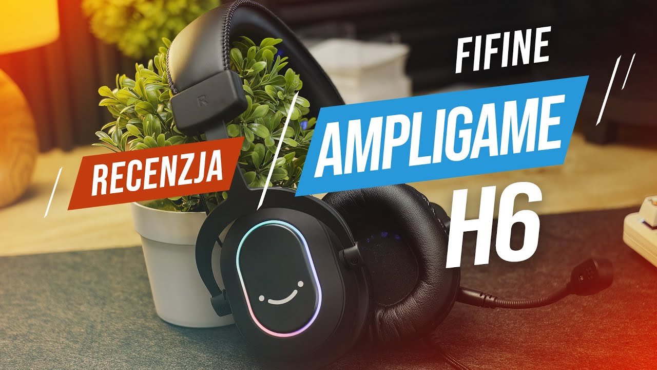 FIFINE AmpliGame H6 - Słuchawki z najlepszym mikrofonem do 200 zł? 🎧 RECENZJA