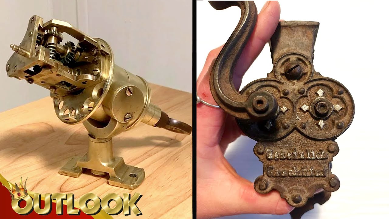 What Is This MYSTERIOUS Gearbox On A Gimbal Mount And This Grinder-Like Machine With Cutting Wheels?