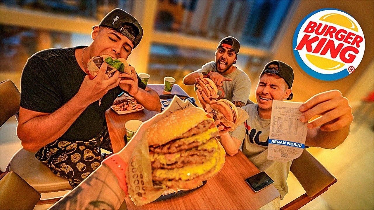 RENAN PAGOU TUDOOO NO BURGER KING !!! *desafio do cartão*