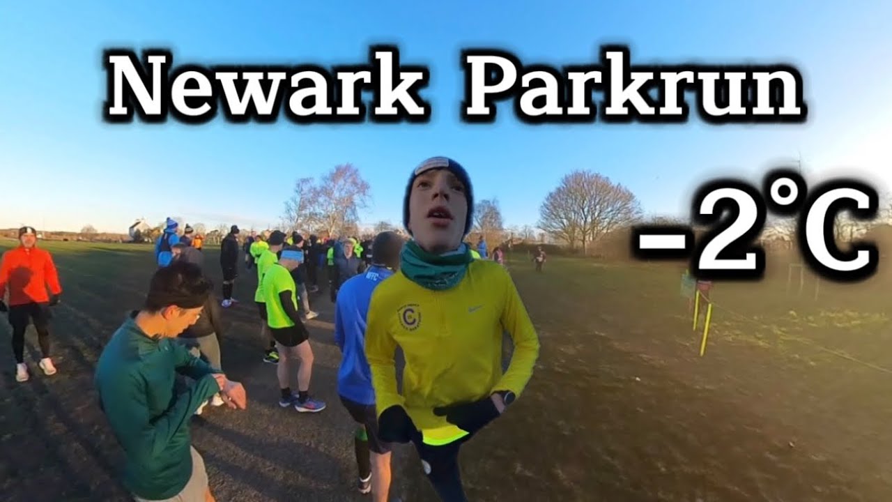 A freezing cold run - Newark Parkrun