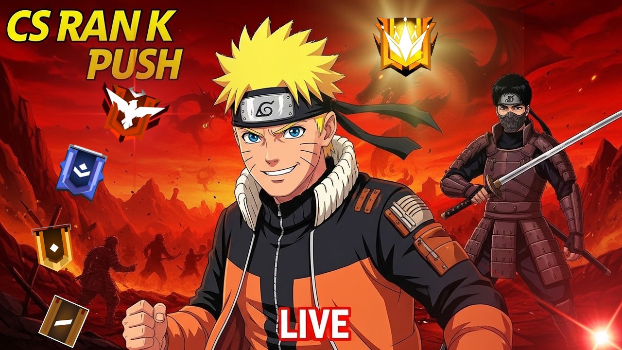 🔴[Live] CS RANK PUSH🗿😤Serious Grandmaster Pushing-Garena Free Fire !