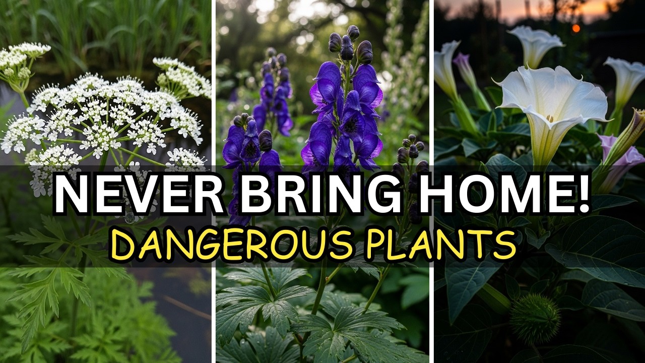 8 Most Dangerous Plants You Should Never Bring Home ( With Safer Alternatives)