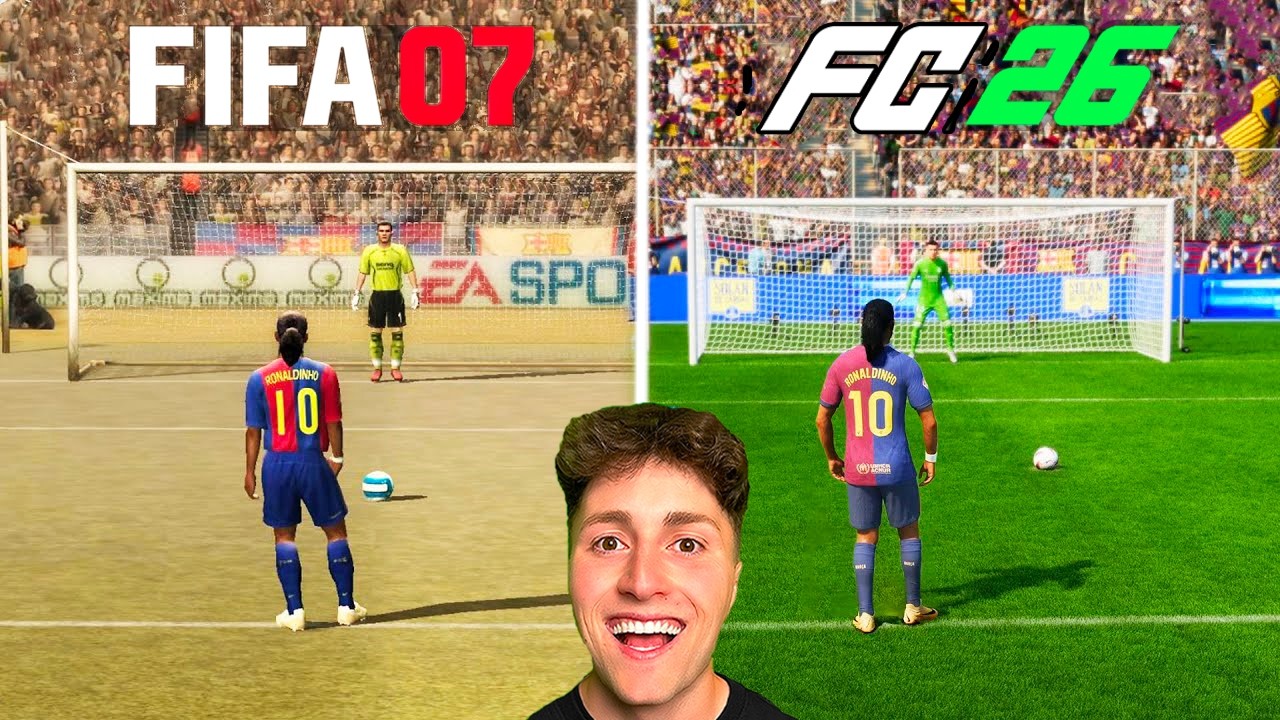 J’ai testé les tirs au but de FIFA 96 à FC26 ! (résultat surprenant)