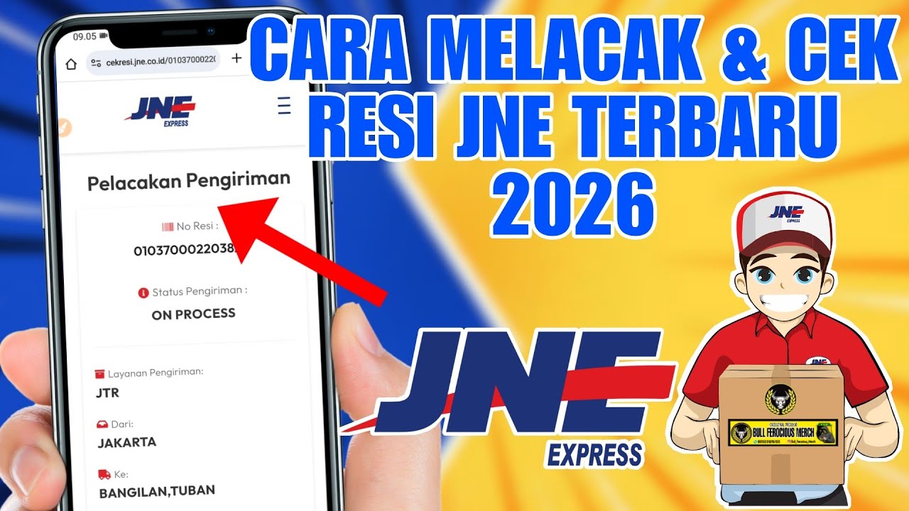 Cara Mudah Melacak Resi Pengiriman JNE Express Terbaru 2026 || Cek Resi JNE 