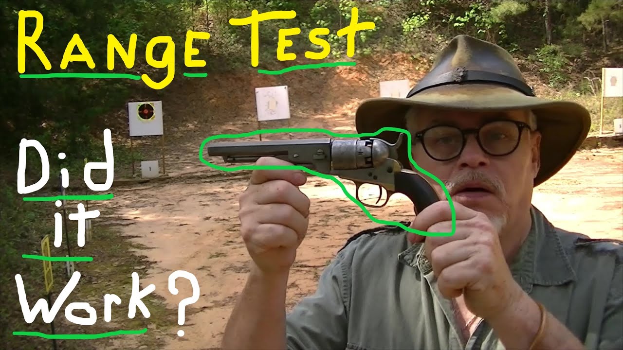 UBERTI POCKET NAVY MAINSPRING MOD RANGE TEST