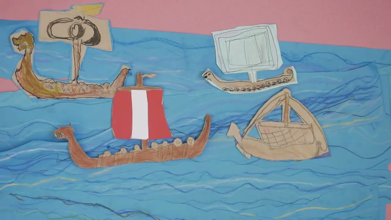 The Vikings Invade Lindisfarne. Year 4 Primary School Animation