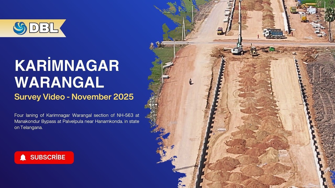 Karimnagar Warangal section in the State of Andhra Pradesh | Survey Video - November 2025