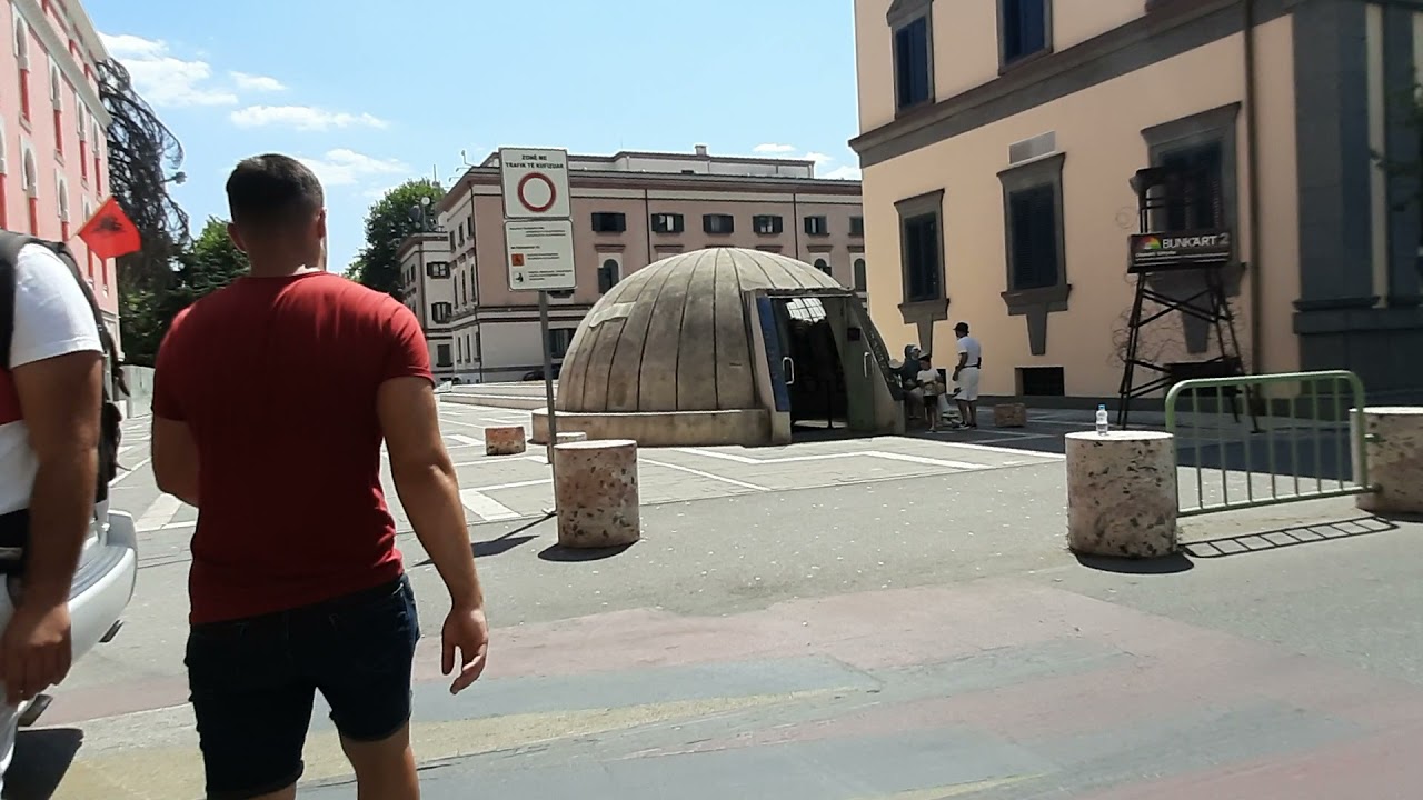 Tirana The Skanderbeg Square - Tirana Castle - Shëtitorja Murat Toptani, Street Walking 3 #Tirana