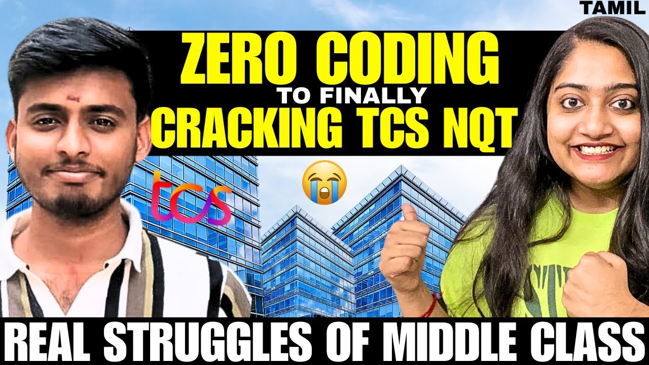 Fresher😭Zero In Coding to Cracking TCS NQT 🔴Coding Journey of Middle Class Ep -1