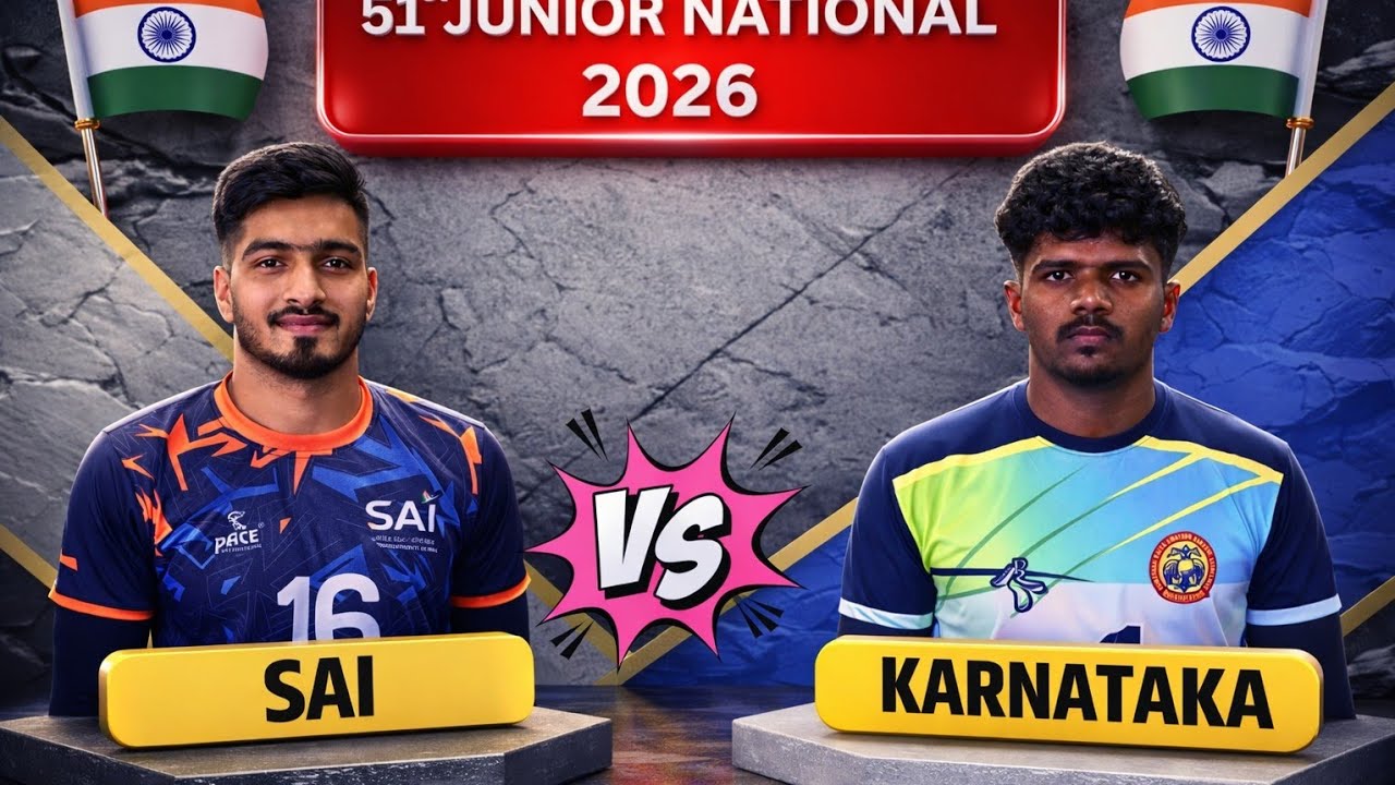 SAI 🆚 Karnataka | 51st Junior National Kabaddi Championship 2026