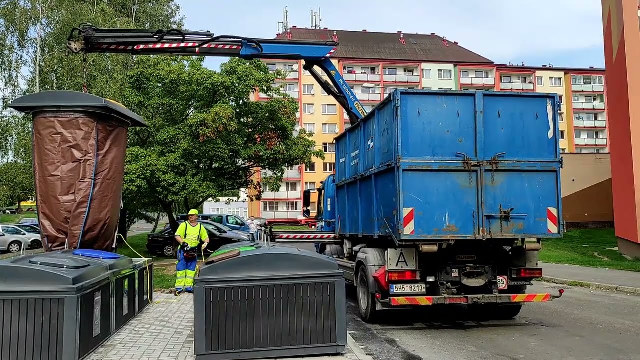 Polo-podzemní kontejnery Prosetice