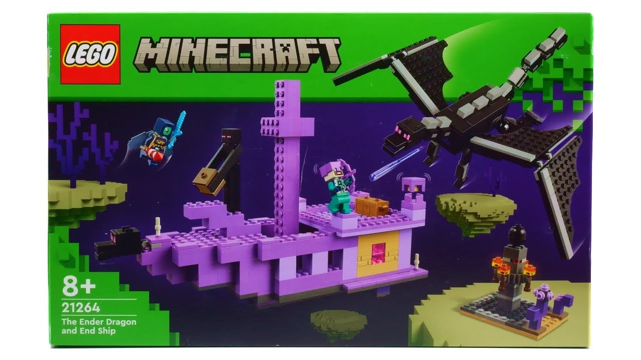 LEGO Minecraft The Ender Dragon and End Ship 21264 - Speed Build