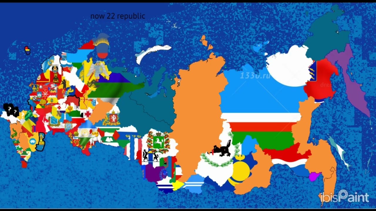 Drawing the Russian federation 