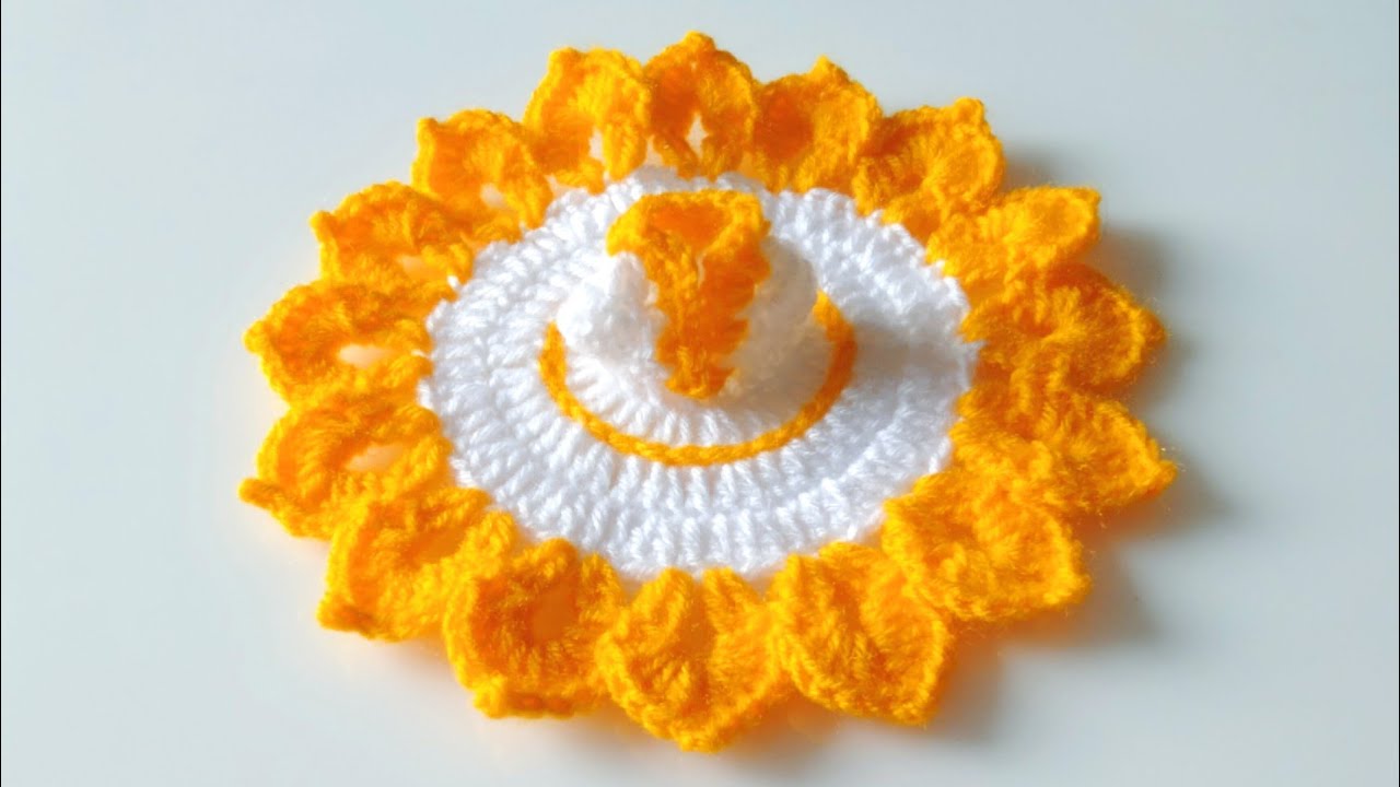 0 no Ladoo gopal ji flower dress/ crochet winter dress for ladoo gopal /kanha ji dress new design