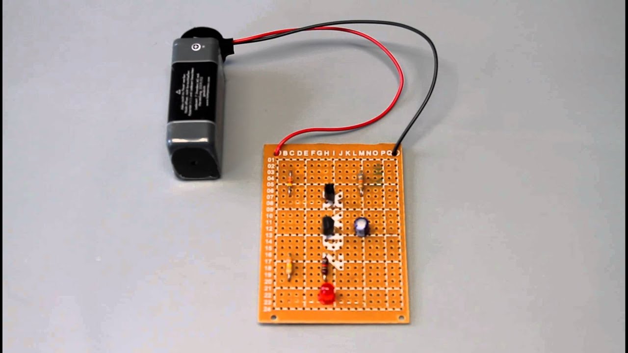 Ewiger Blinker - eine kleine Blinkschaltung mit Transistoren