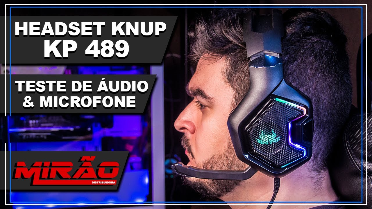 HEADSET KNUP KP 489 | UNBOXING E OPINIÃO | TESTE DE ÁUDIO E MICROFONE