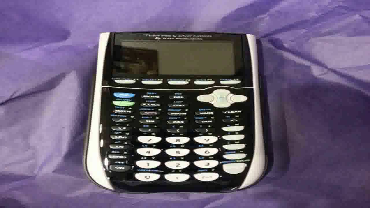 Texas Instruments TI 84 Plus C Silver Edition Graphing Calculator Black