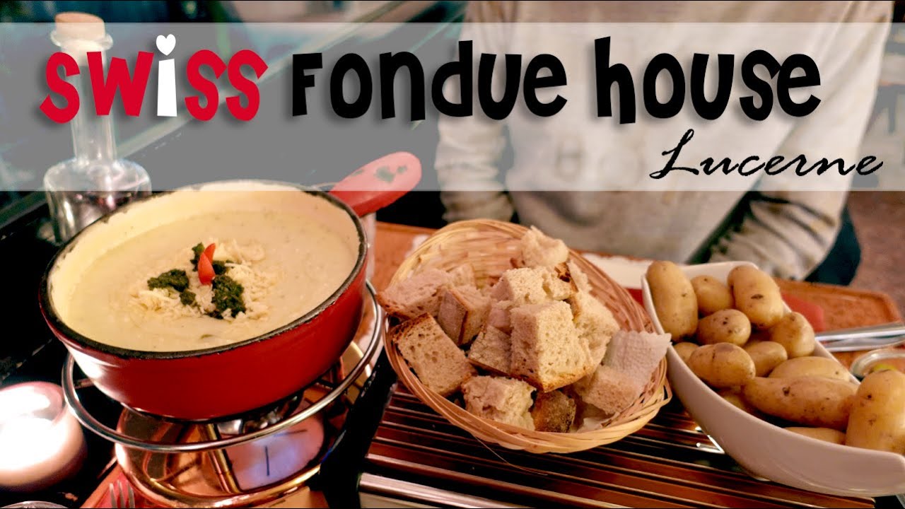 Where to find a Swiss Fondue House in Lucerne | ルツェルンでフォンデュ