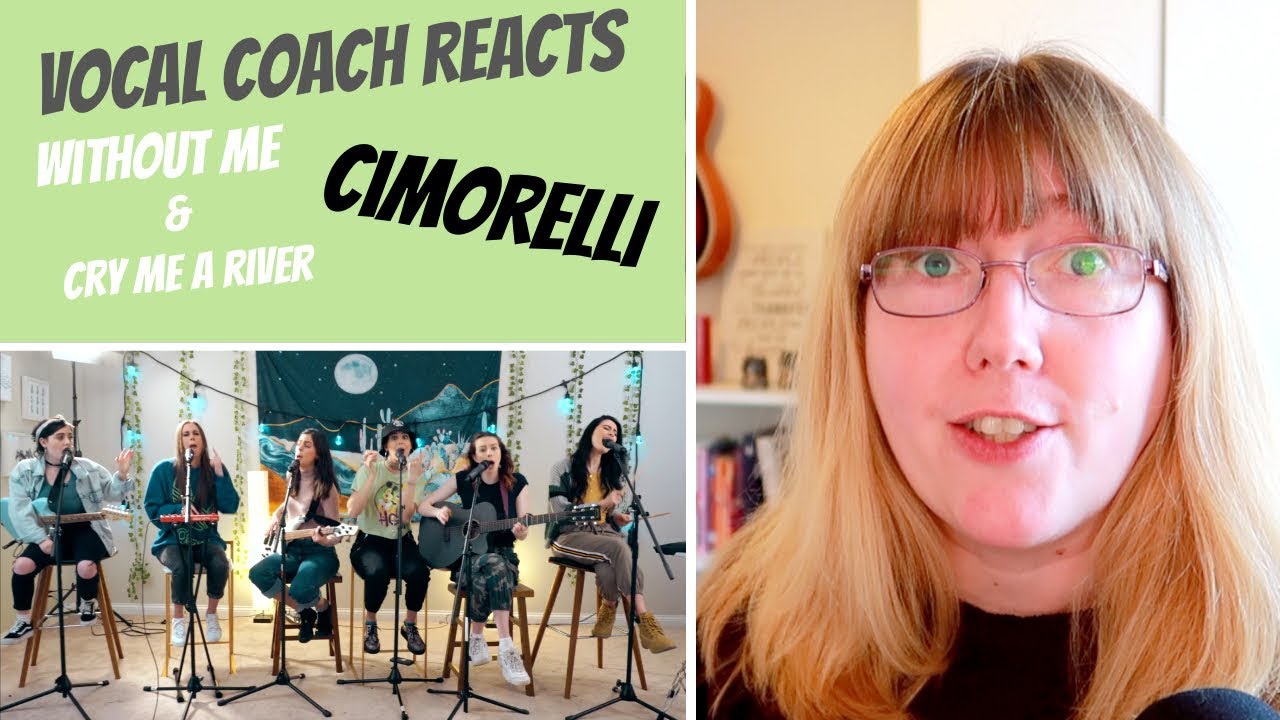 Vocal Coach Reacts to Halsey 'Without Me' / Justin Timberlake 'Cry Me A River' MASHUP Cimorelli